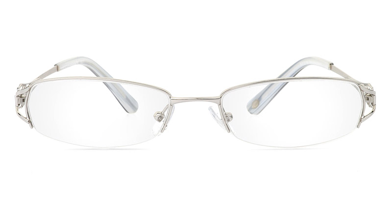 Vista First 1801 Stainless Steel Semi-rimless Womens Optical Glasses