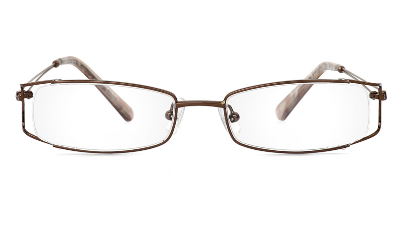 Vista First 1806 Stainless Steel Semi-rimless Womens Optical Glasses