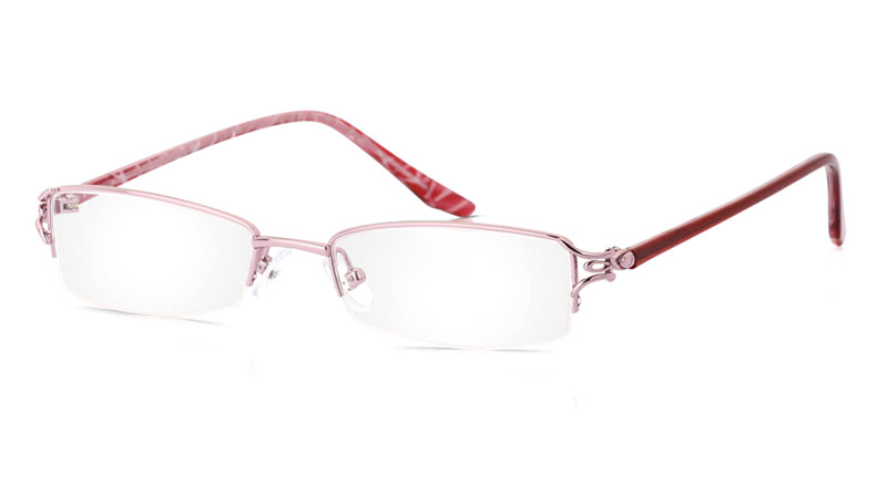 Vista First 1807 Stainless Steel/ZYL Mens&Womens Semi-rimless Optical Glasses