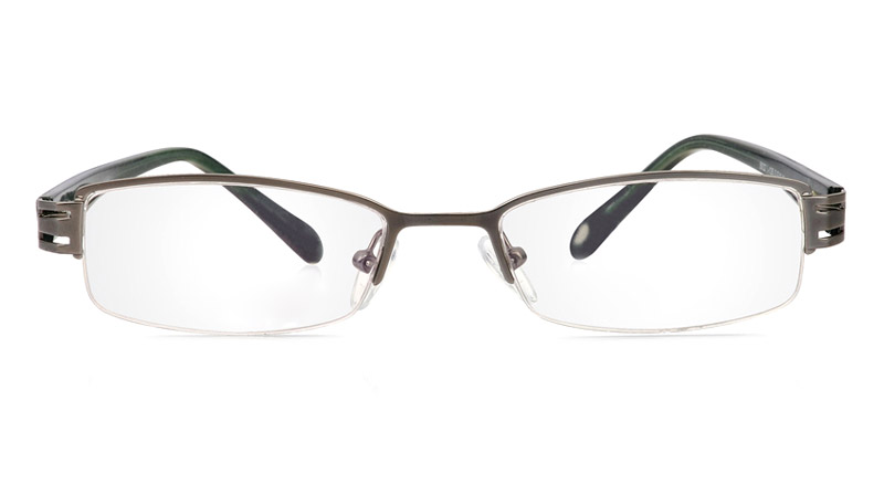 Vista First 1085 Stainless Steel/ZYL Mens&Womens Half Rim Optical Glasses