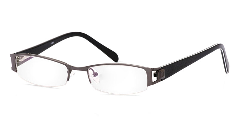 Vista First 1088 Stainless Steel/ZYL Mens&Womens Half Rim Optical Glasses