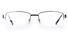 Poesia 6047 Stainless Steel Mens Semi-rimless Optical Glasses