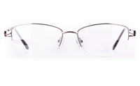 Poesia 6646 Stainless Steel Womens Semi-rimless Optical Glasses