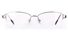 Poesia 6646 Stainless Steel Womens Semi-rimless Optical Glasses