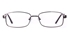 Poesia 6647 Stainless Steel Womens Full Rim Optical Glasses