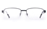 Poesia 6047 Stainless Steel Mens Semi-rimless Optical Glasses