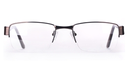 Vista First 1631 Stainless Steel/ZYL Mens Semi-rimless Optical Glasses