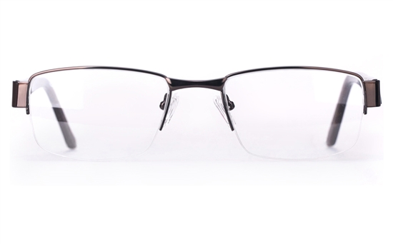 Vista First 1631 Stainless Steel/ZYL Mens Semi-rimless Optical Glasses