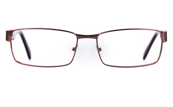 Poesia 7706 Stainless steel/ZYL Mens Full Rim Optical Glasses