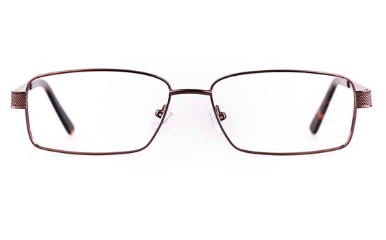 Poesia 7704 Stainless steel/ZYL Mens Full Rim Optical Glasses