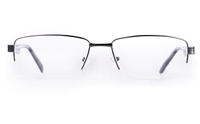 Poesia 7705 Stainless steel/ZYL Mens Semi-rimless Optical Glasses