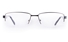 Poesia 7705 Stainless steel/ZYL Mens Semi-rimless Optical Glasses