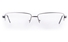 Poesia 7701 Stainless steel/ZYL Mens Semi-rimless Optical Glasses