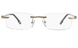 Vista First 8901 Stainless steel/ZYL Mens Rimless Optical Glasses