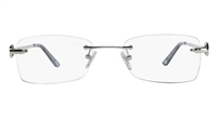 Vista First 8912 Stainless steel/ZYL Womens Rimless Optical Glasses
