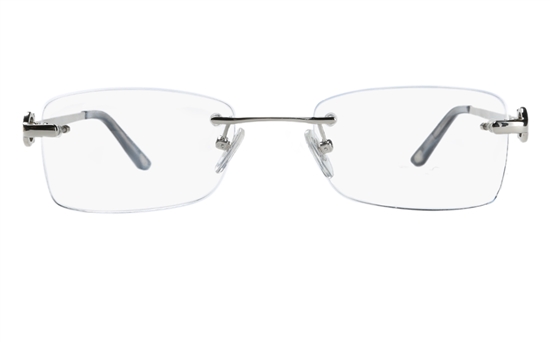 Vista First 8912 Stainless steel/ZYL Womens Rimless Optical Glasses ...