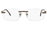 Vista First 8925 Stainless steel/ZYL Mens Rimless Optical Glasses