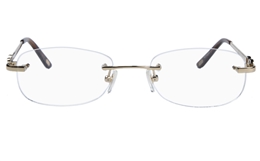Vista First 8927 Stainless steel/ZYL Womens Rimless Optical Glasses