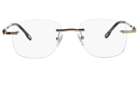 Vista First 8926 Stainless steel/ZYL Mens Rimless Optical Glasses