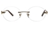 Vista First 8932 Stainless steel/ZYL Womens Rimless Optical Glasses