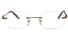 Vista First 8933 Stainless steel/ZYL Womens Rimless Optical Glasses