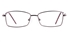 Poesia 6654 Stainless steel/PC Womens Full Rim Optical Glasses