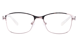 Vista First 8820 Stainless steel/ZYL Womens Full Rim Optical Glasses