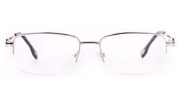 Vista First 8904 Stainless steel/ZYL Mens Semi-rimless Optical Glasses