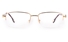 Vista First 8904 Stainless steel/ZYL Mens Semi-rimless Optical Glasses