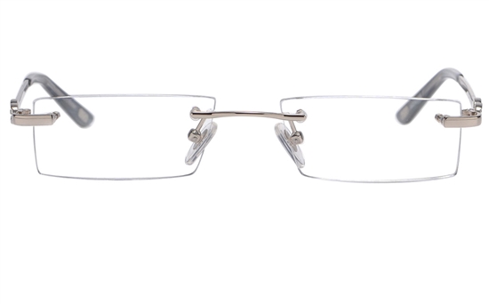 Vista First 8937 Stainless steel/ZYL Womens Rimless Optical Glasses