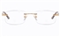 Vista First 8935 Stainless steel/ZYL Womens Rimless Optical Glasses