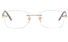 Vista First 8936 Stainless steel/ZYL Womens Rimless Optical Glasses