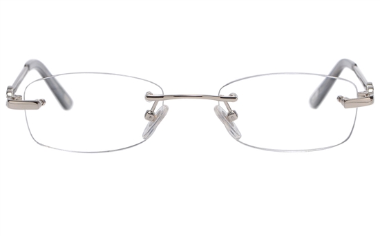 Vista First 8938 Stainless steel/ZYL Womens Rimless Optical Glasses