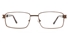 Poesia 6070 Stainless Steel Mens Full Rim Optical Glasses