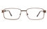 Poesia 6070 Stainless Steel Mens Full Rim Optical Glasses