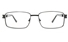 Poesia 6070 Stainless Steel Mens Full Rim Optical Glasses