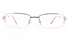 Poesia 6066 Stainless Steel Womens Semi-rimless Optical Glasses