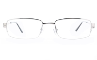 Poesia 6066 Stainless Steel Womens Semi-rimless Optical Glasses