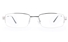 Poesia 6066 Stainless Steel Womens Semi-rimless Optical Glasses