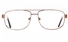 Poesia 7707 Stainless steel/ZYL Mens Full Rim Optical Glasses
