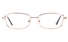 Poesia 6060 Stainless Steel Womens Full Rim Optical Glasses