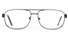 Poesia 7707 Stainless steel/ZYL Mens Full Rim Optical Glasses