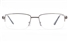 Poesia 6061 Stainless Steel Mens Semi-rimless Optical Glasses