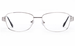 Poesia 6659 Stainless Steel Womens Full Rim Optical Glasses for Fashion,Classic,Nose Pads Bifocals