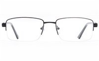 Poesia 6660 Stainless Steel Mens Semi-rimless Optical Glasses