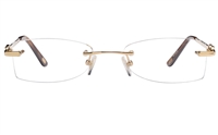 Vista First 8939 Stainless steel/ZYL Womens Rimless Optical Glasses