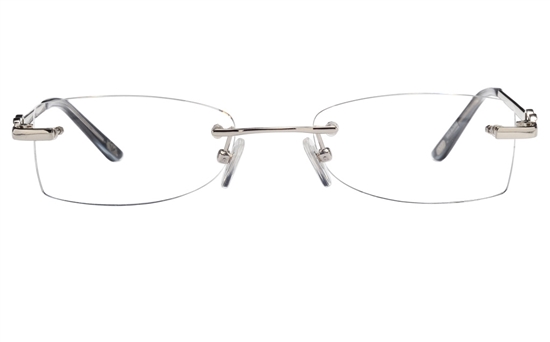 Vista First 8939 Stainless steel/ZYL Womens Rimless Optical Glasses