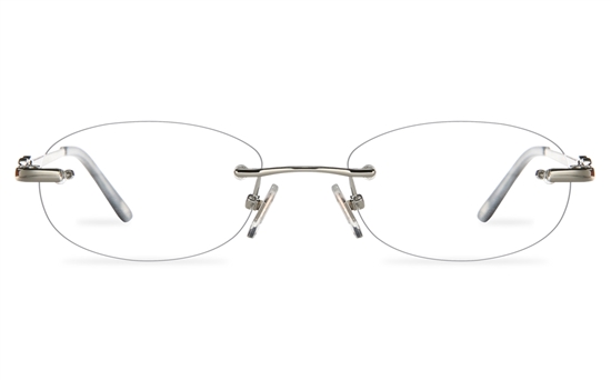 Vista First 8961 Stainless steel/ZYL Womens Rimless Optical Glasses