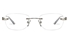 Vista First 8959 Stainless steel/ZYL Womens Rimless Optical Glasses