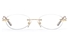 Vista First 8941 Stainless steel/ZYL Womens Rimless Optical Glasses